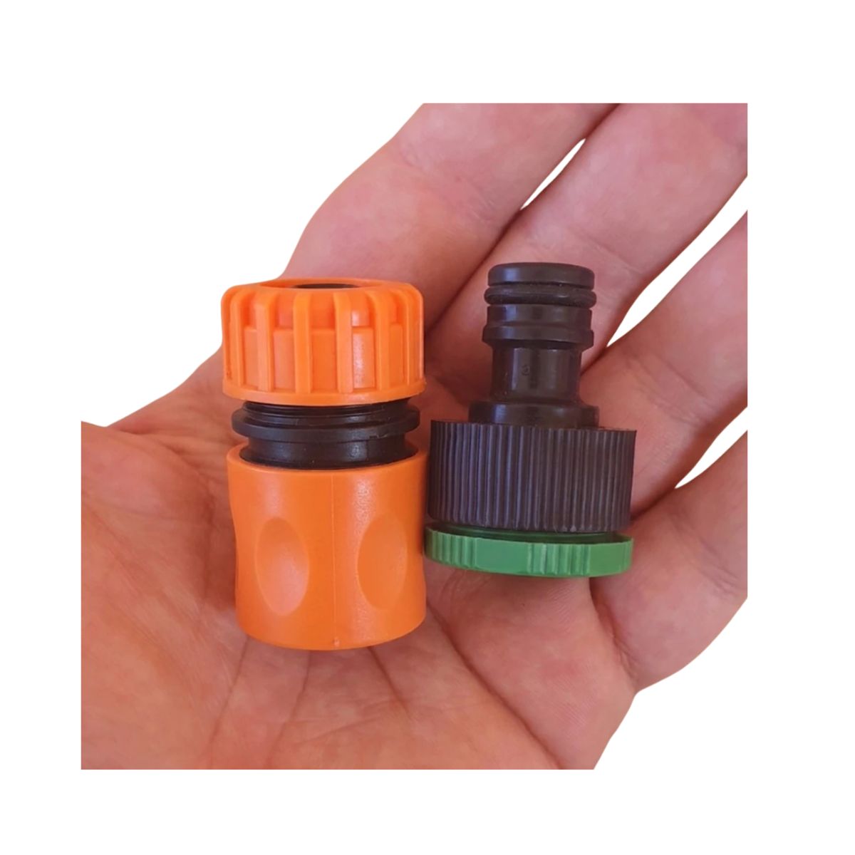 Kit Engate Rápido 1/2 + Adaptador De Torneira 1/2 E 3/4 Para Mangueira - Imagem 3
