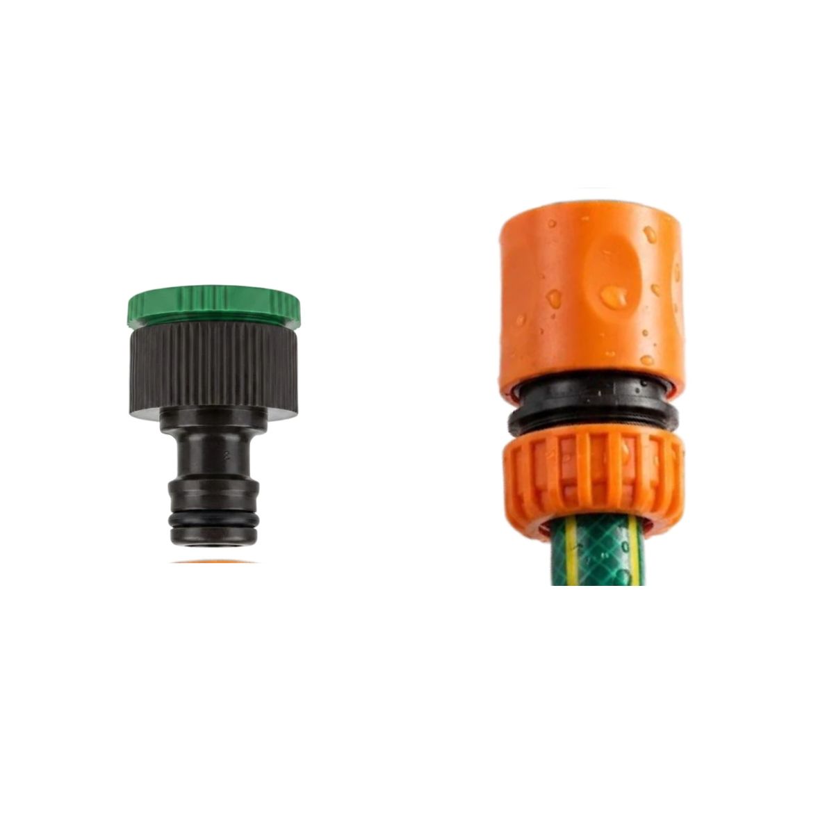 Kit Engate Rápido 1/2 + Adaptador De Torneira 1/2 E 3/4 Para Mangueira